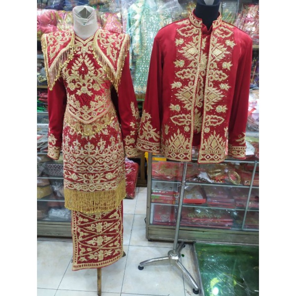 baju pengantin adat minang padang