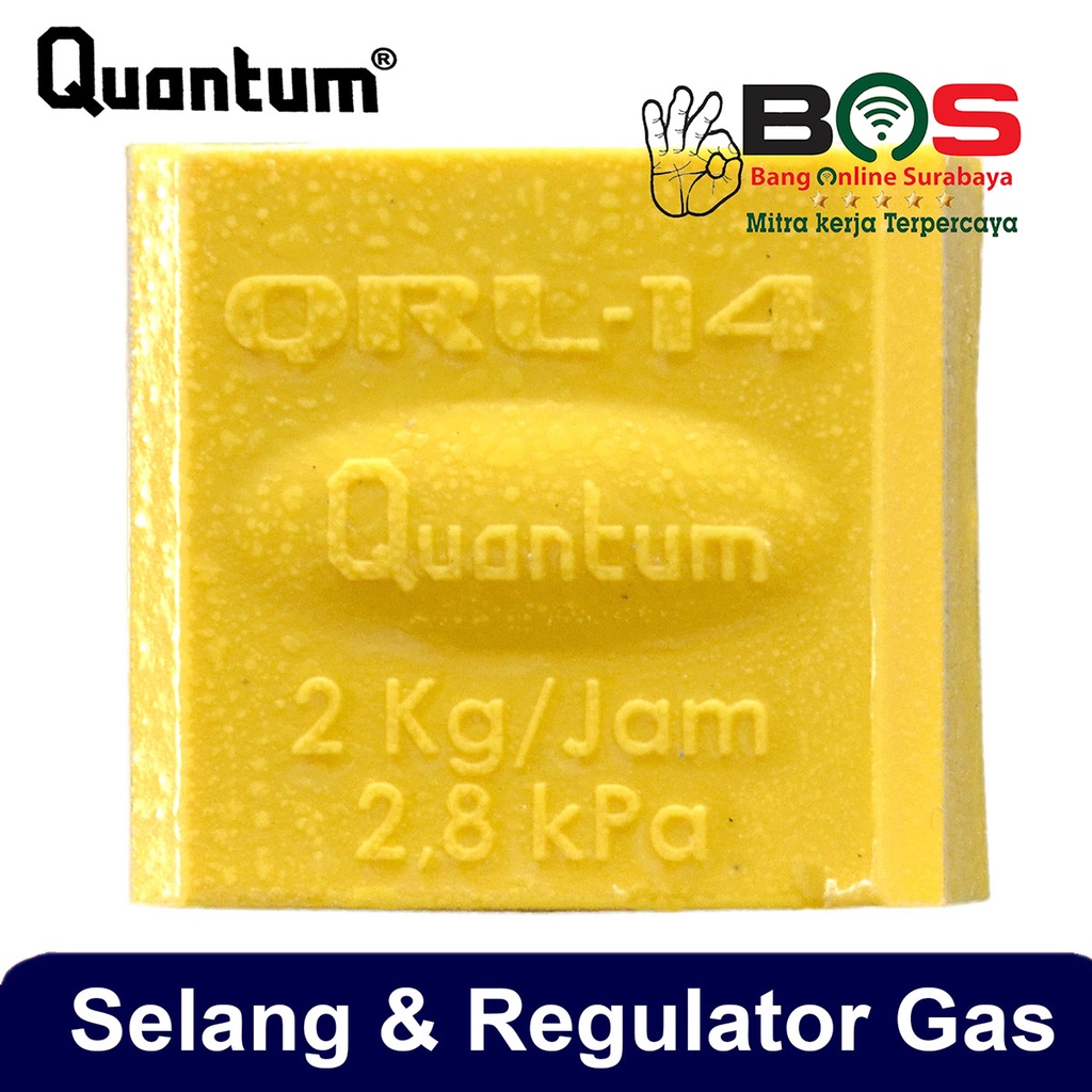 Selang + Regulator Meter Gas LPG QRL 142 QRL-142 Quantum Selang Regulator