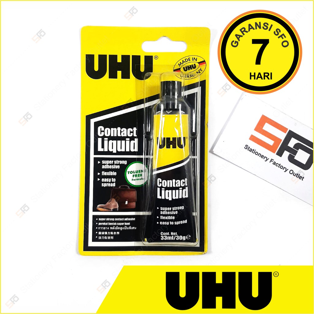 

Lem UHU Super Kuat Universal 33ml - Household Contact Liquid