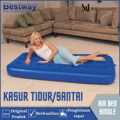 Ranjang Kasur Tempat Tidur Singel Bed Untuk 1 Satu Orang Sendiri Camping Angin Pompa Bestway Murah