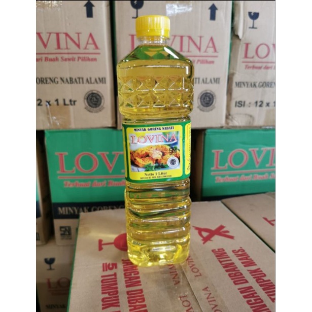 

Minyak goreng lovina botol 1liter (BACA DESKRIPSI!!!!!!!)
