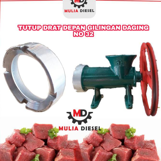Ready Stock] Tutup Depan Drat Gilingan Daging Kacang No. 32 Hijau Body Tebal