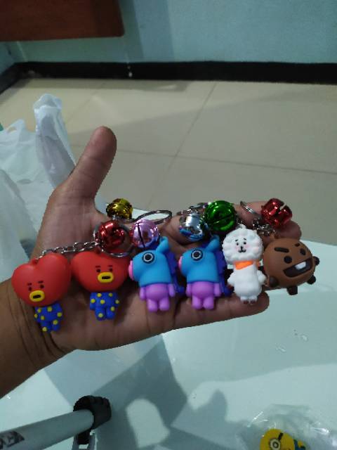 Gantungan Kunci BTS BT21 Key Chain BT21 Necklace BT21