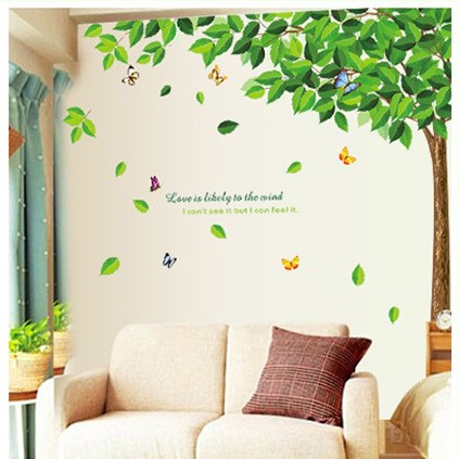 RELIZA WALLSTICKER 60X90 POHON HIJAU GREEN TREE AY886 OR JM7147