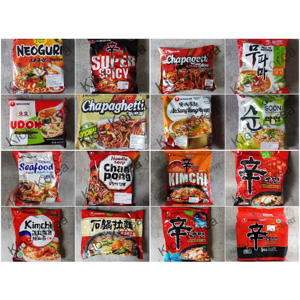 

Nongshim Instan Noodles Pack / Mie Korea / Ramyun / Ramen Korea / NONGSHIM / PACK