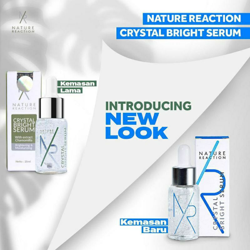 NR NATURE REACTION CRYSTAL BRIGHT SERUM 20 ML/NR SERUM ORIGINAL 100%