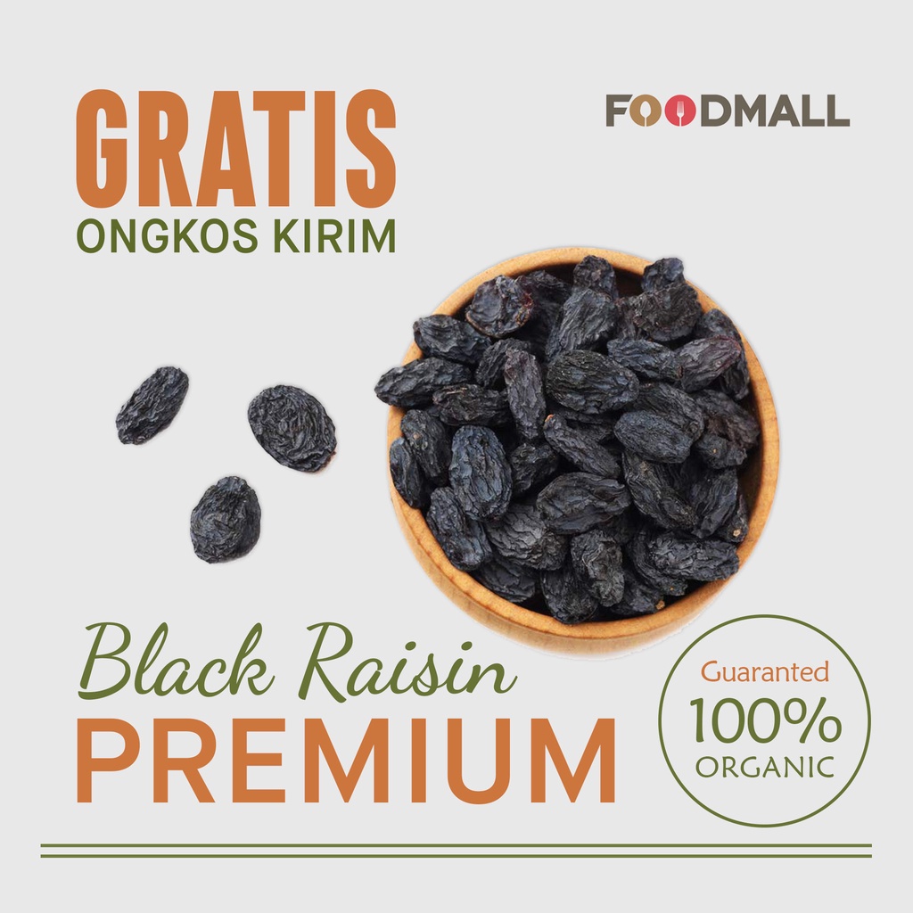 

Kismis Raisin Hitam / Black Raisin Organic 250 gram