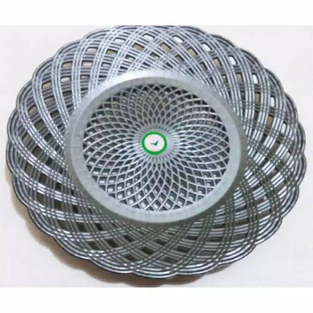 Piring Lidi Plastik Anyaman