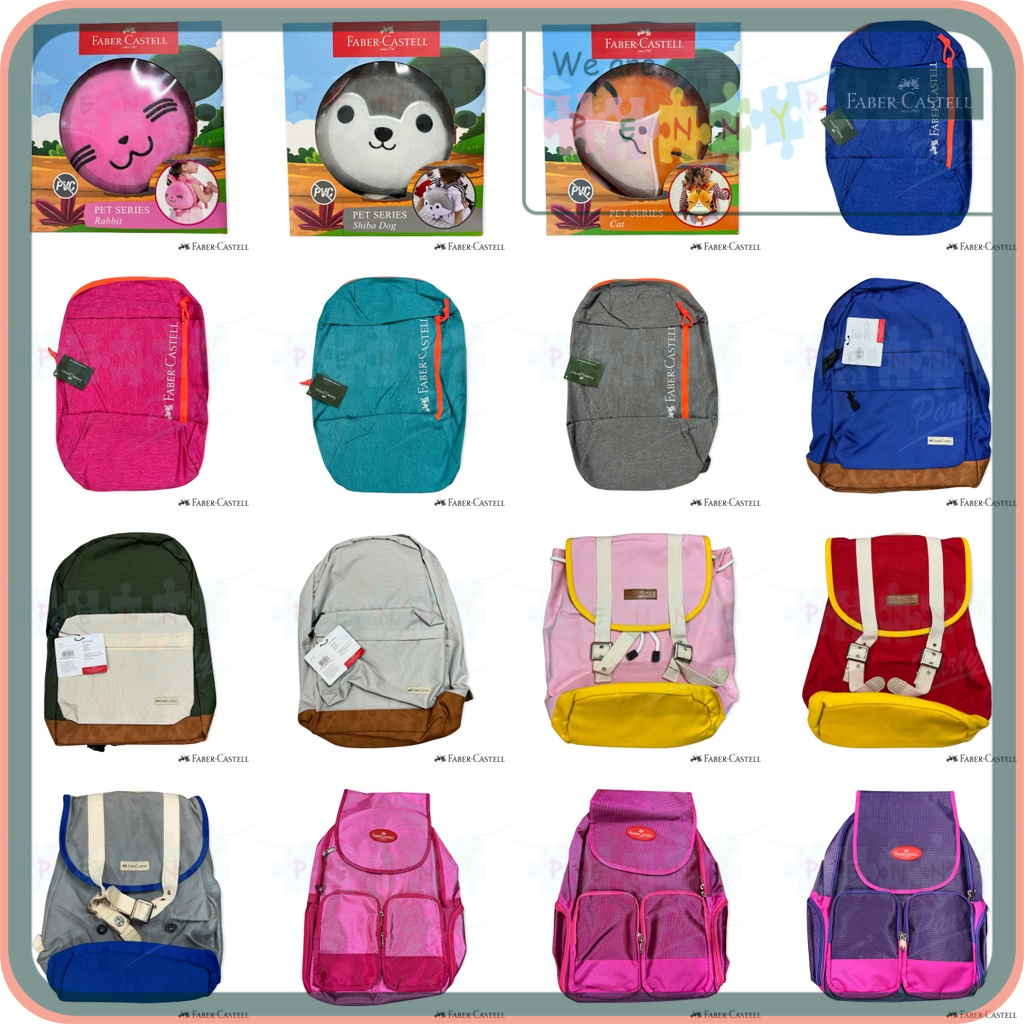 

Faber Castell Tas Ransel Backpack Berbagai Model Varian dan Warna100% Original