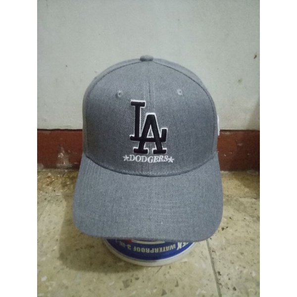 Topi MLB La Dodgers original abu second bekas
