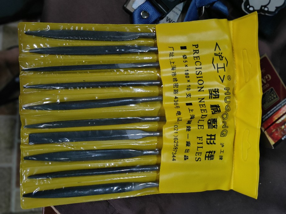 Eelic Kir-5x180x10 Isi 1 Set=10pcs Alat Kikir Besi Diameter 5mm Kikir Gergaji Precision Needle Files