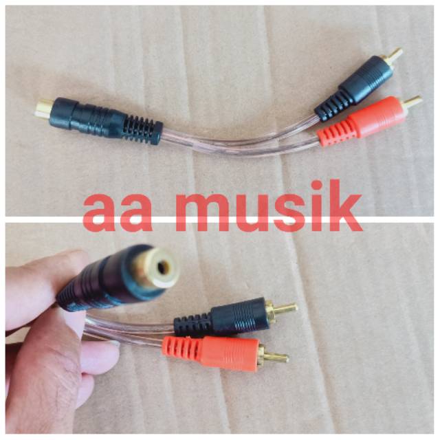 KABEL JACK RCA TO RCA ADAPTER KABEL
