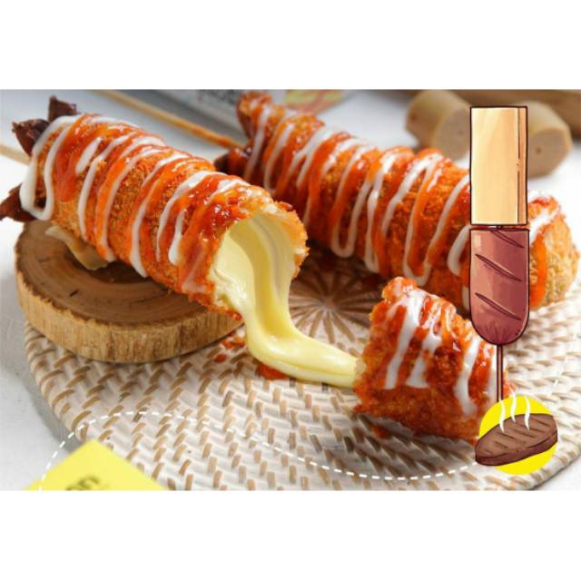 

Corndog/mozarella jumbo