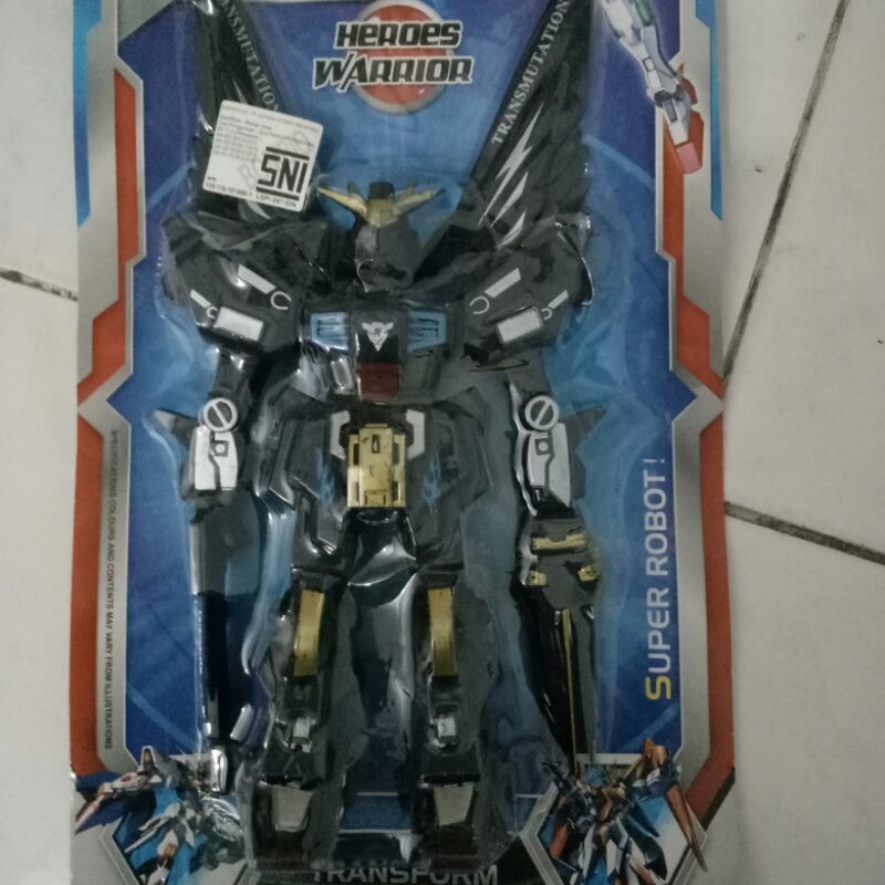 Super robot heroes warior hitam