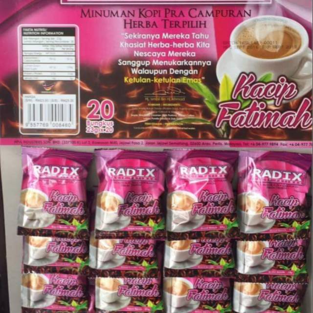 Radix Kacip Fatimah HPA - Rahasia Wanita