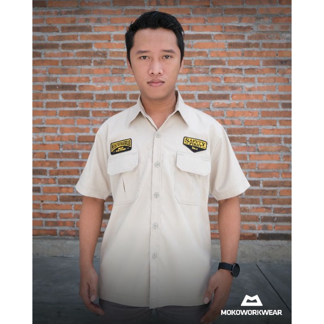 MokoWorkwear - Baju Kerja Engineering Khaki Mokoworkwear