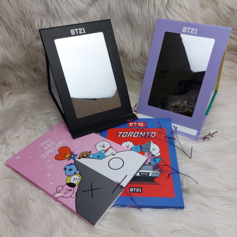 cermin lipat//cermin unik//cermin ke kantor//cermin Bt21//cermin bts