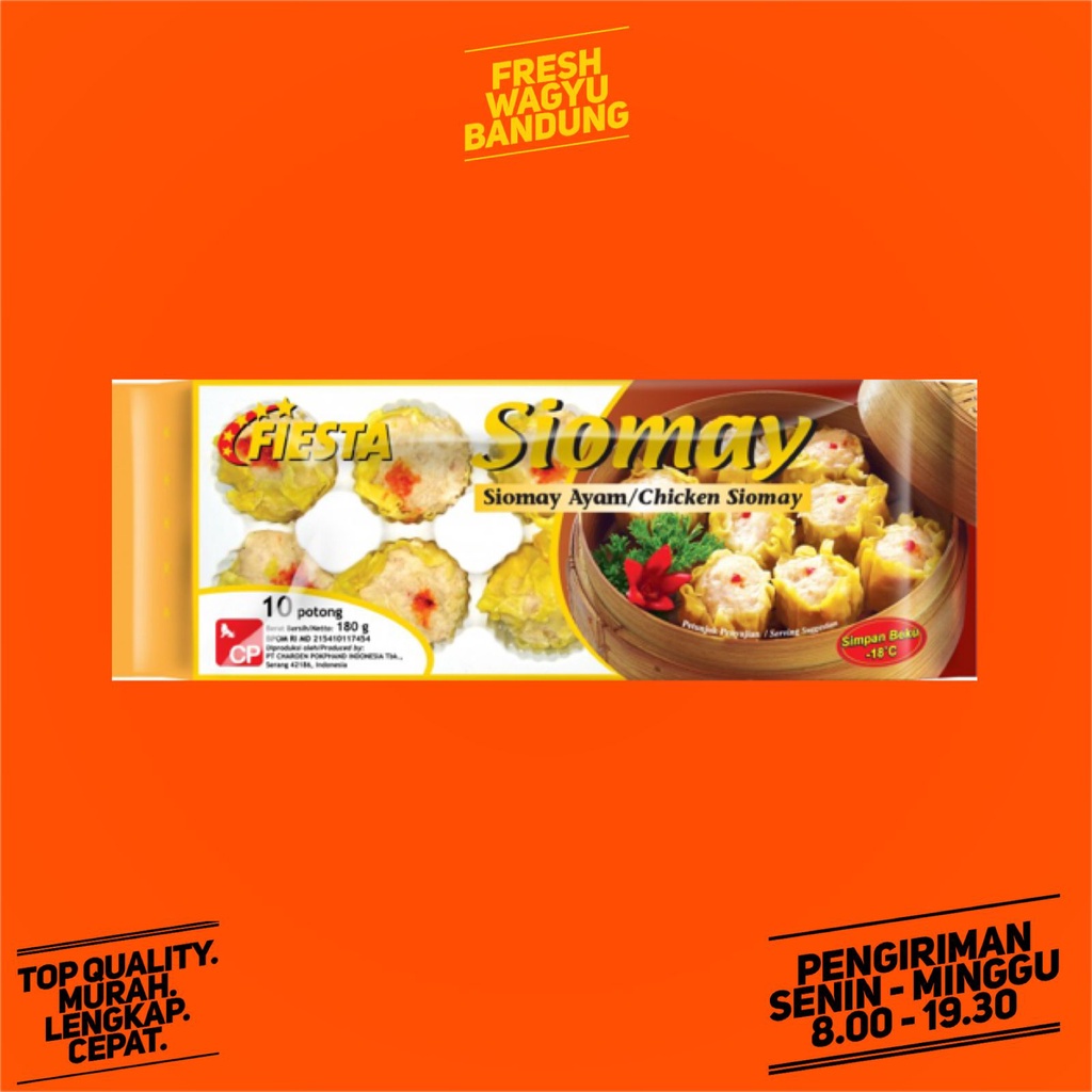 

FIESTA CHICKEN SIOMAY AYAM PREMIUM Dumpling Dimsum 180g