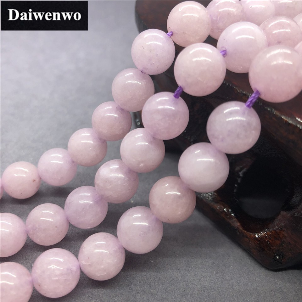 Agate Kunzite Beads 6-10mm Round Natural Loose Stone Bead Diy for Bracelet Jewelry