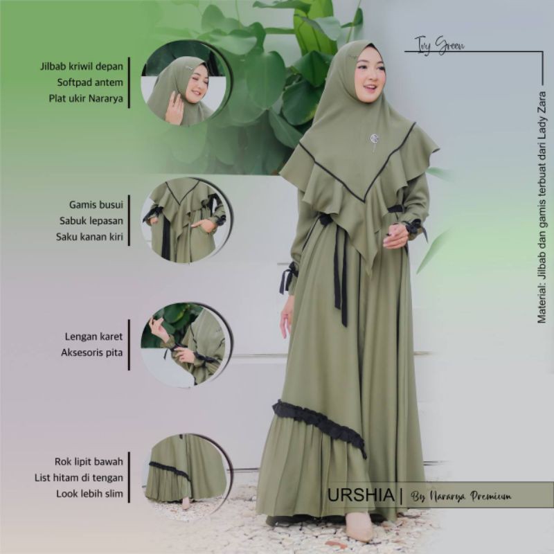 open pre order urshia by nararya premium