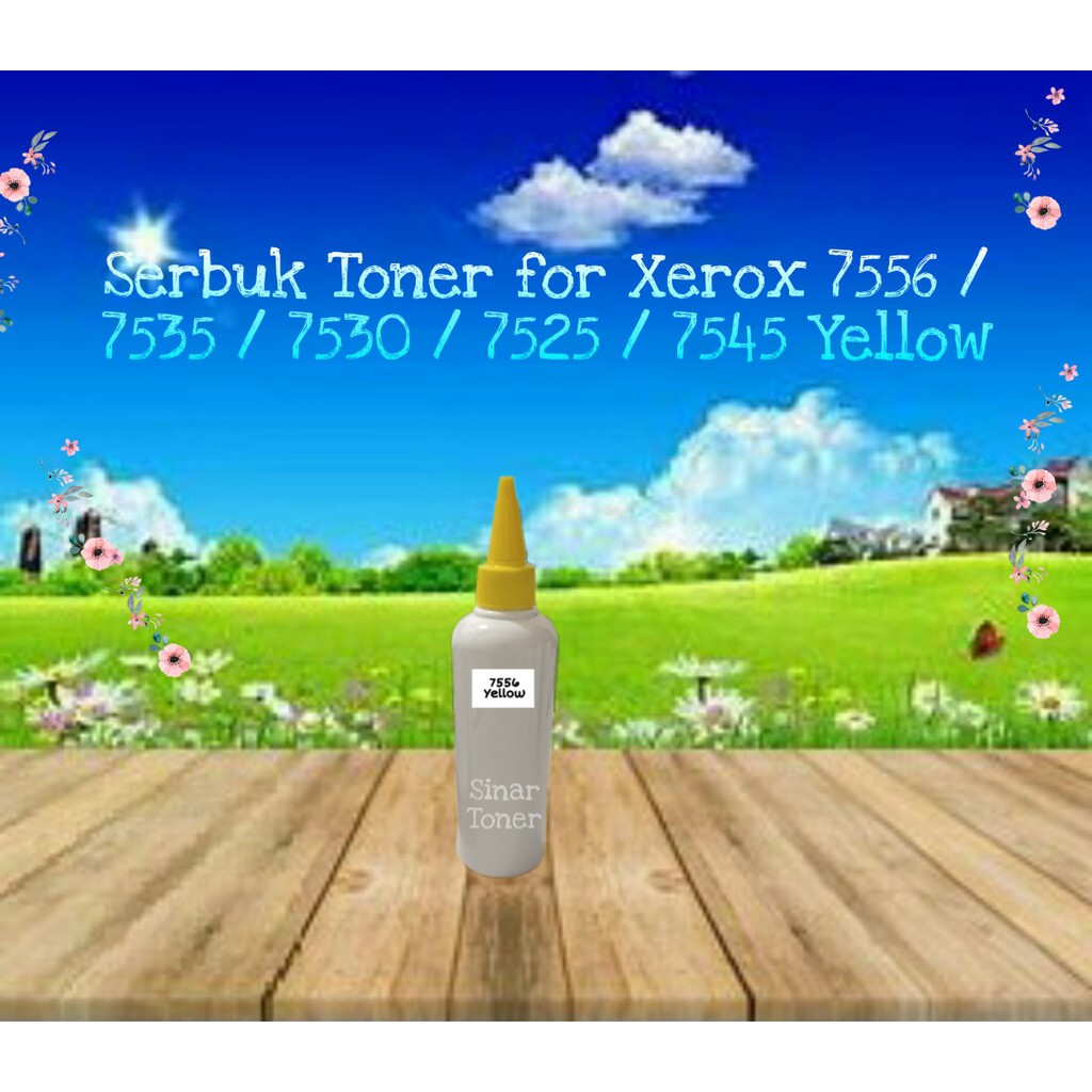 Serbuk Toner Refill Xer WorkCentre 7556 7535 7530 7545 7525 Yellow High Quality