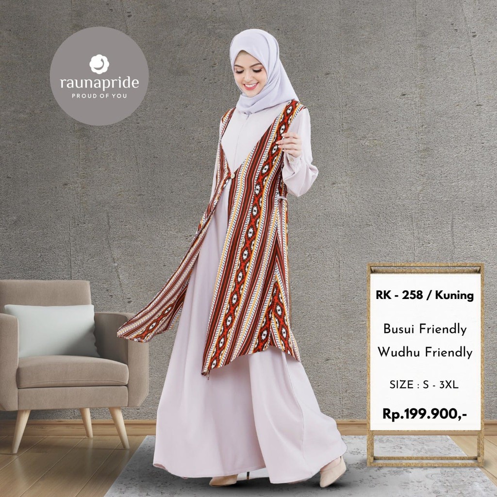 Gamis Rauna Terbaru  / RK - 257/258 / Fashion Muslim