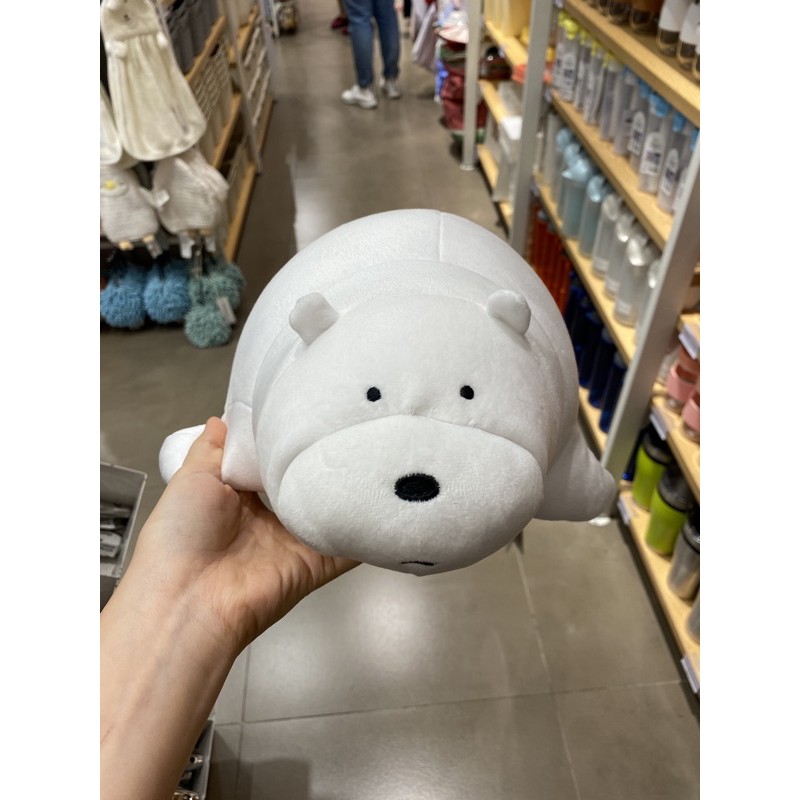 We bare bears boneka panda beruang teddy bear grizzly ice bear bantal leher mainan anak bayi pillow