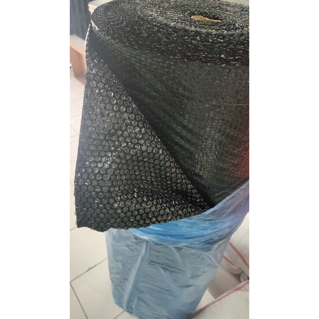 Bubble Wrap Packing 125cmx50m 1 rol Bening Hitam