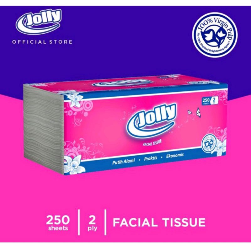 TISU NICE 250 SHEET MURAH. TISU WAJAH FACIAL ORIGINAL LEMBUT.-Jolly
