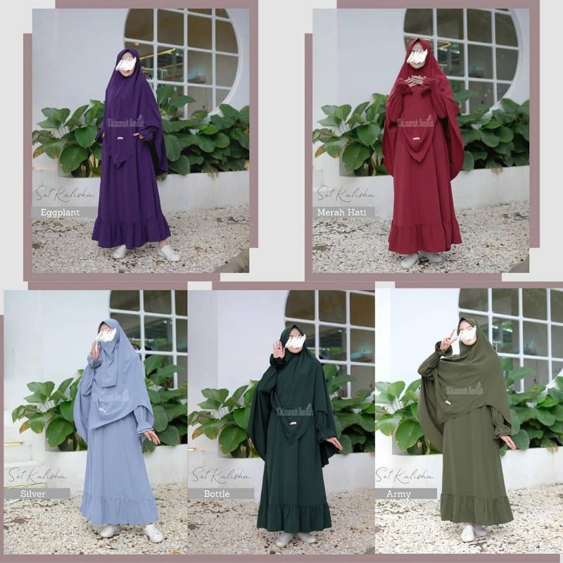 Gamis Set Kalisha by Khizanaah Sunnah