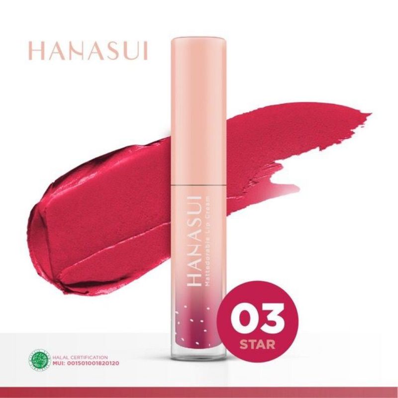 hanasui matte dorable lip cream lipstik FREE GIFT