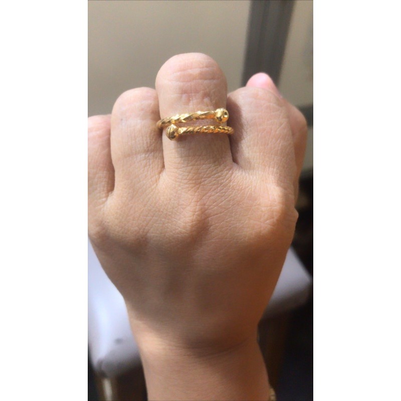 cincin emas muda{kdr-+15%} (2gram)