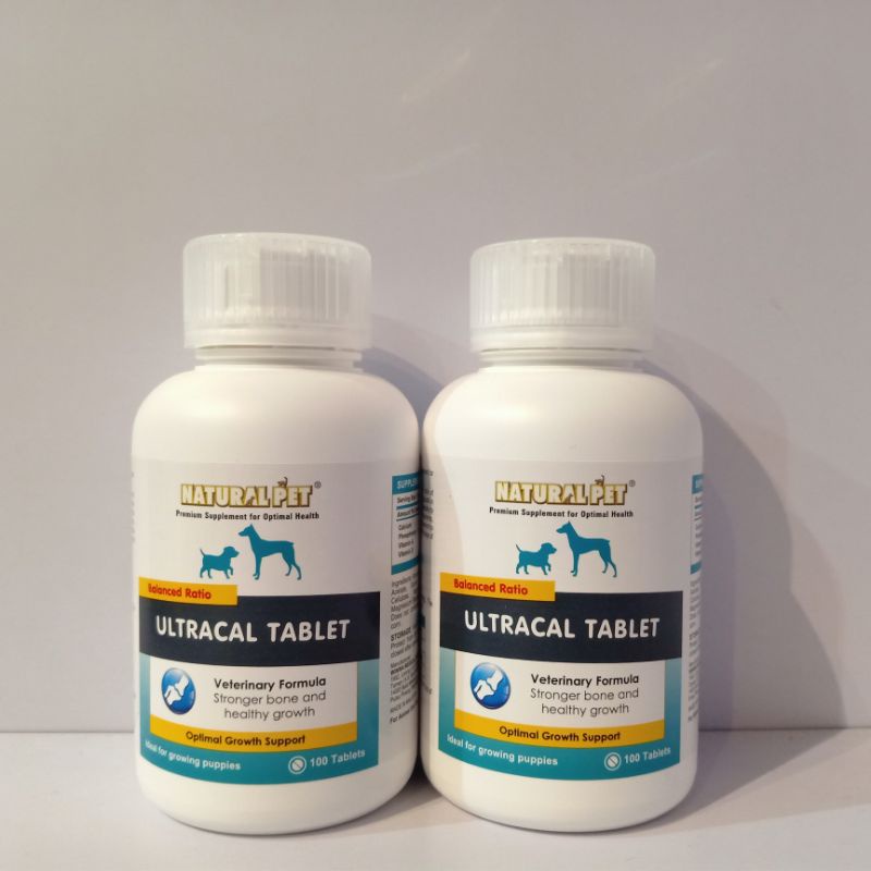 Ultracal Vitamin Calsium Anjing 100 Tablet