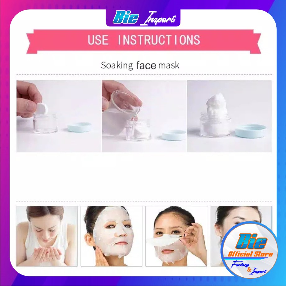 Masker Tisu Wajah / Paper Mask / Tablet Mask Impor