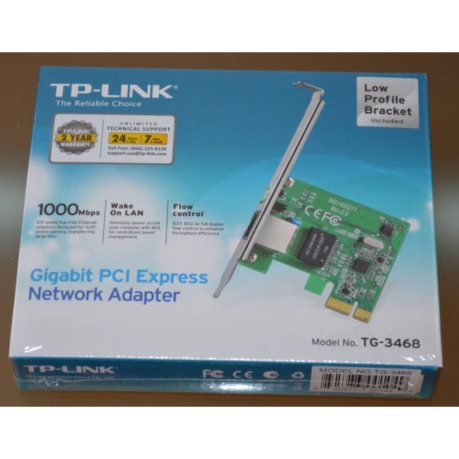 TP Link ETHERNET 1/1000 MBPS TG-3468 GIGABIT LAN