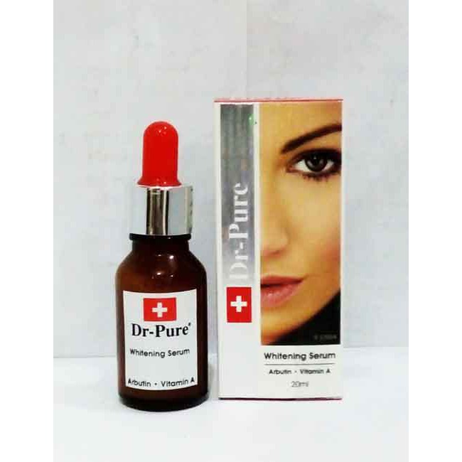 [ SERUM ] DR PURE WHITENING SERUM ( Arbutin + Vit A ) ORIGINAL BPOM - SERUM WAJAH DR. PURE ORI