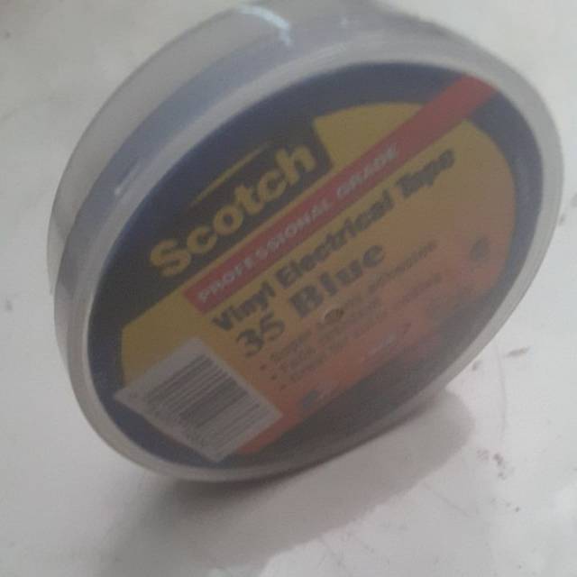 

Lakban listrik scotch perekat isolasi lem warna blue panjang 3 meter