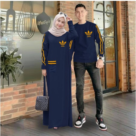  KAOS  couple  gamis cikita genes kekinian seragam muslim 