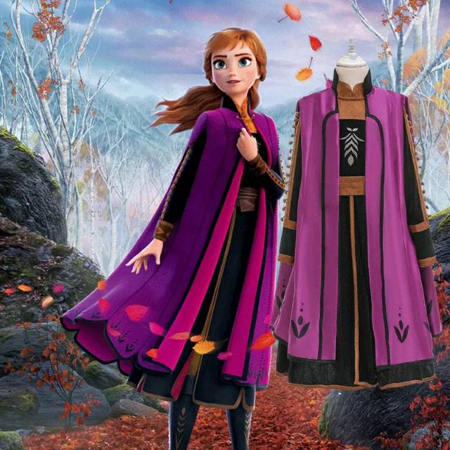 Kostum cosplay baju dress princess frozen Anna Elsa 2 import anak cewek murah