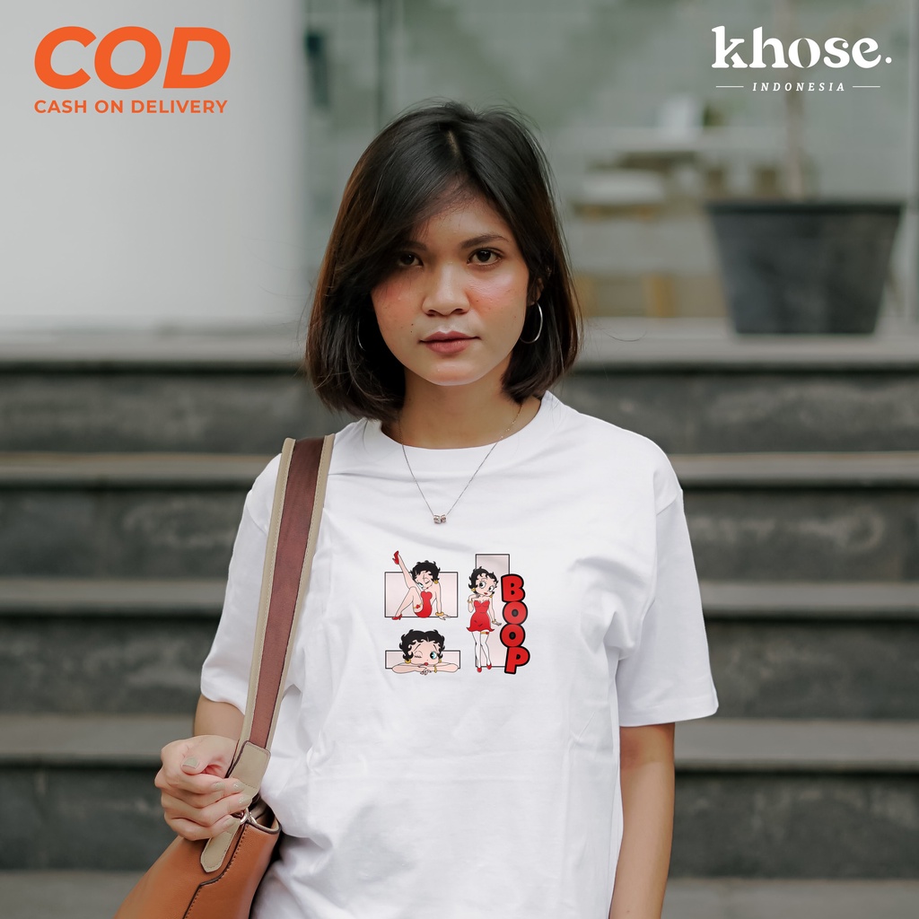 KHOSE Kaos Basic Betty Boop Kode M-01