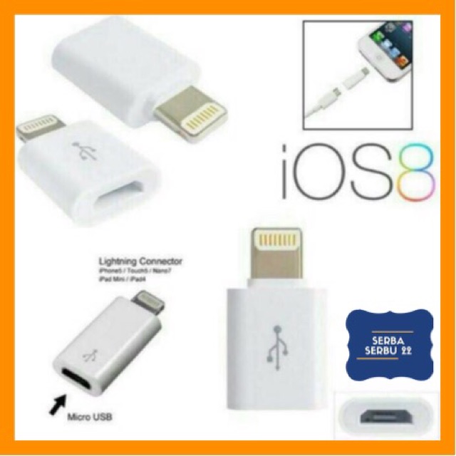 Converter Iphone 5/6/7/8/X CPV53 CONECTOR SAMBUNGAN IPHONE