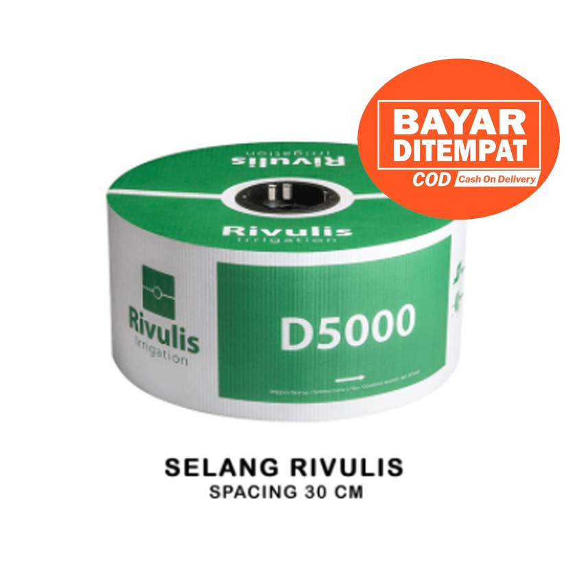 Selang Drip Irigasi Rivulis D5000 Spacing 30 cm