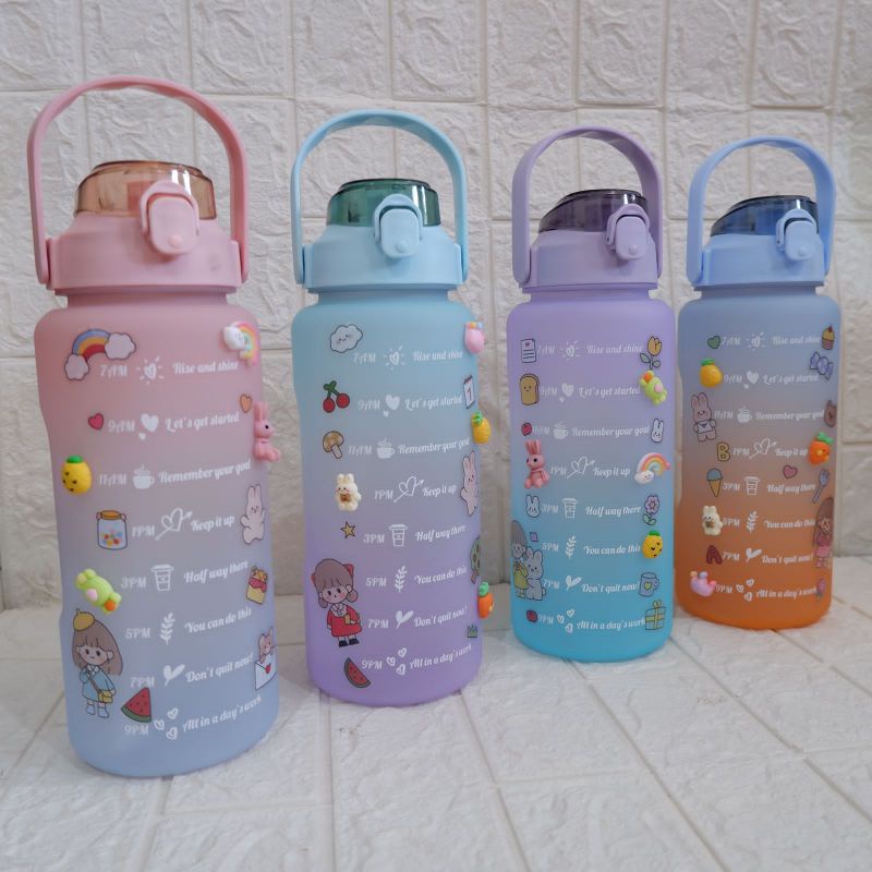 Botol 2 Liter Viral Free Sticker Lucu