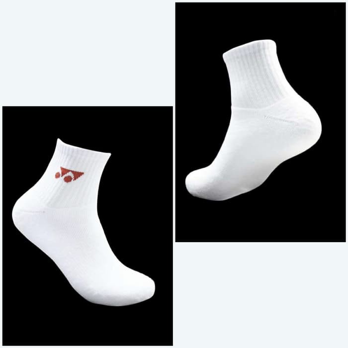 Kaos Kaki YONEX Badminton Bulutangkis 100 Original SSLEC-10777-S - Putih