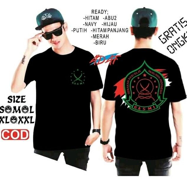 kaos GASMI kaos GASMI LIRBOYO kaos PENCAK SILAT GASMI LASKAR - dongker, S