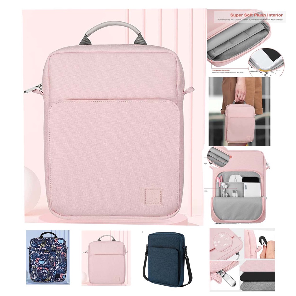 Tas Laptop Macbook Lenovo ASus Samsung Selempang with Long strap Extra Protective Size 13 14 inch