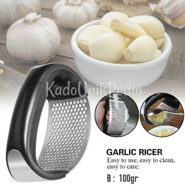 KUP - COD MURAH PENGHANCUR BAWANG - GARLIC PRESS BAHAN STAINLESS STEELU