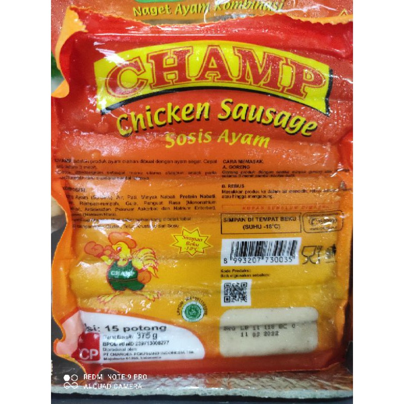 

sosis champ ayam
