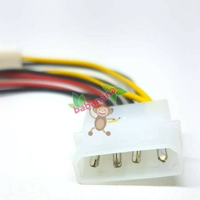 Kabel Splitter Converter Molex to 3 pin dual 12v 5v