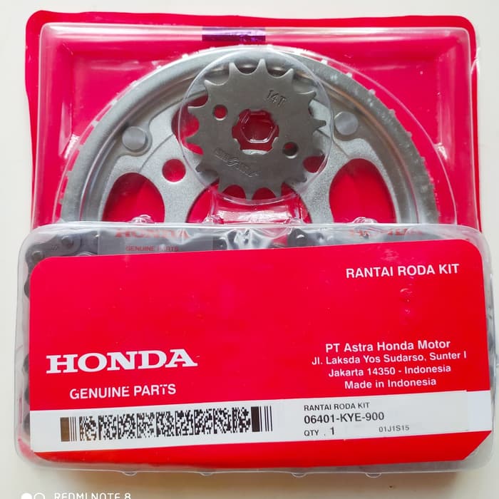 GEAR SET HONDA MEGA PRO NEW/VERZA//ORI-HGP